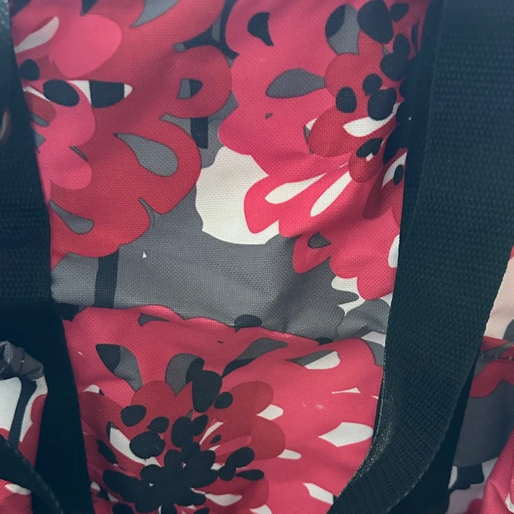 Thirty-One Tote Bag - Red- Pink- and Gray - Picture 4 of 8